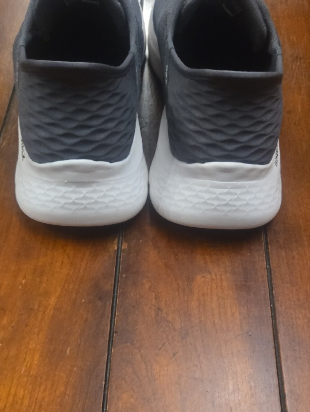 Skechers GOwalk Breathable Mesh Slip-On Sneakers - Gray/White - Picture 5 of 9